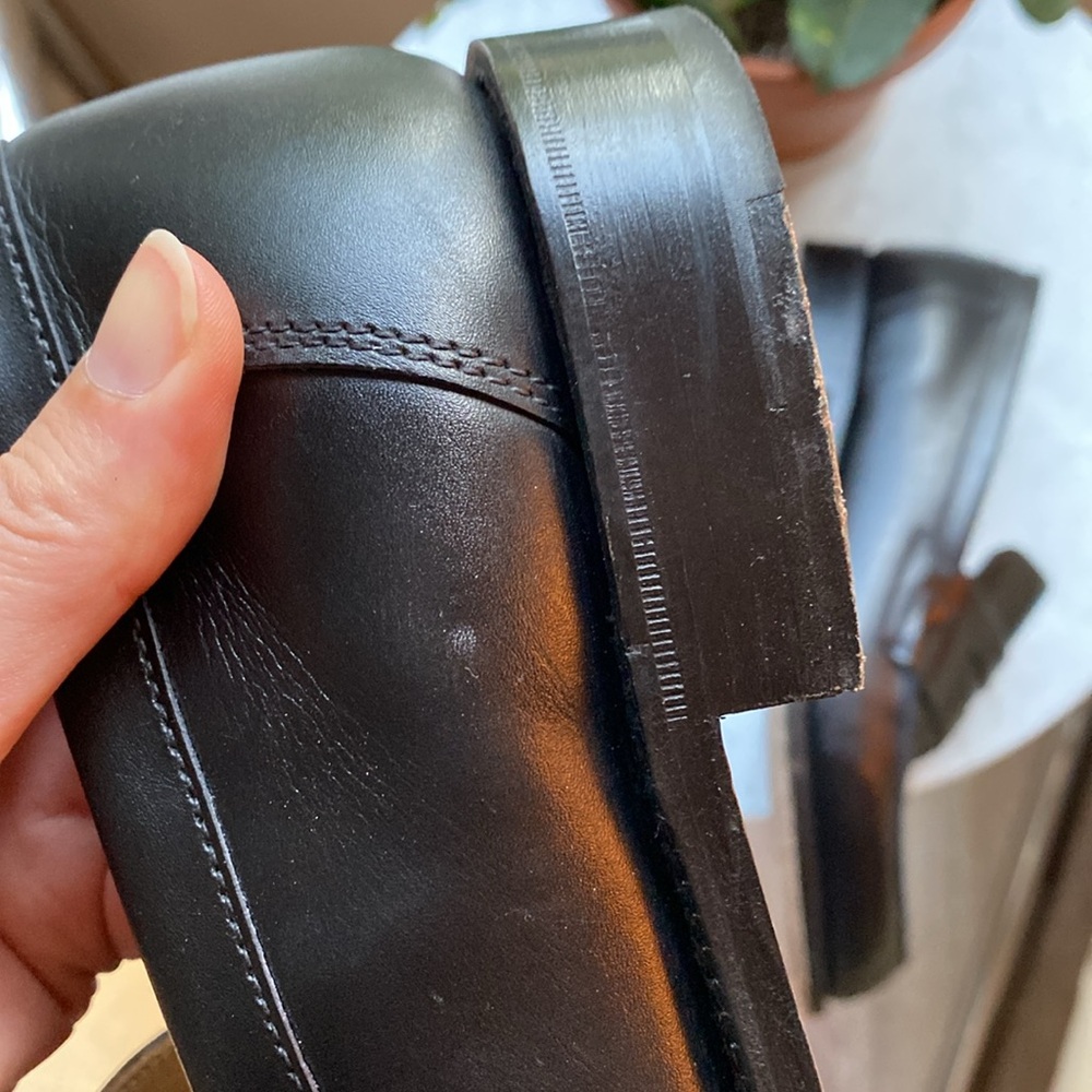 Grenson Black Leather Loafers - Picture 10 of 14